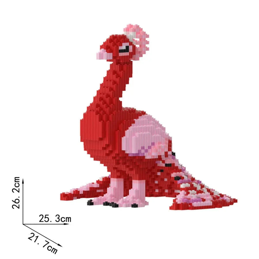 Roter Pfau | Bausteine