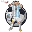 Messi Argentinien – Jubelpose | 2D Holzpuzzle