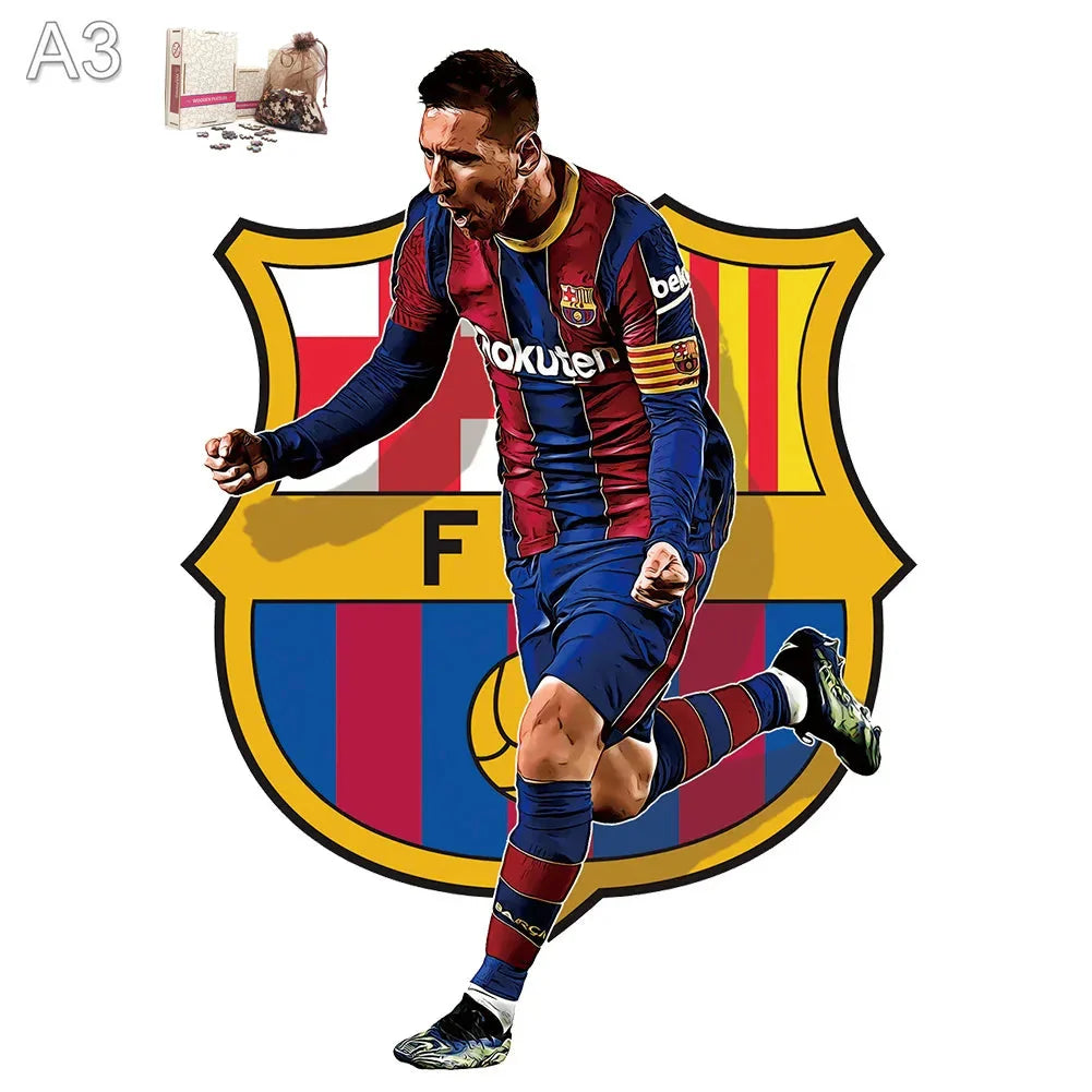 Messi Barcelona | 2D Holzpuzzle