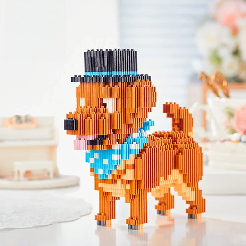 Hund mit Hut | Bausteine