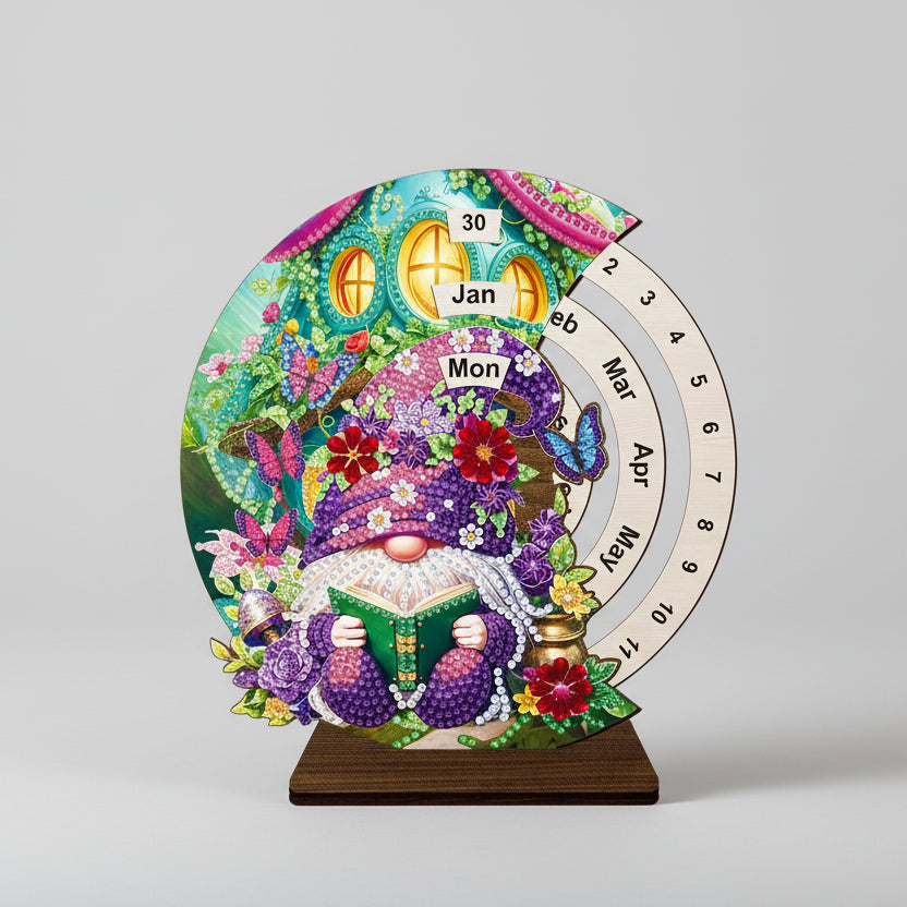 Lila Wichtel | Kalender | Diamond painting