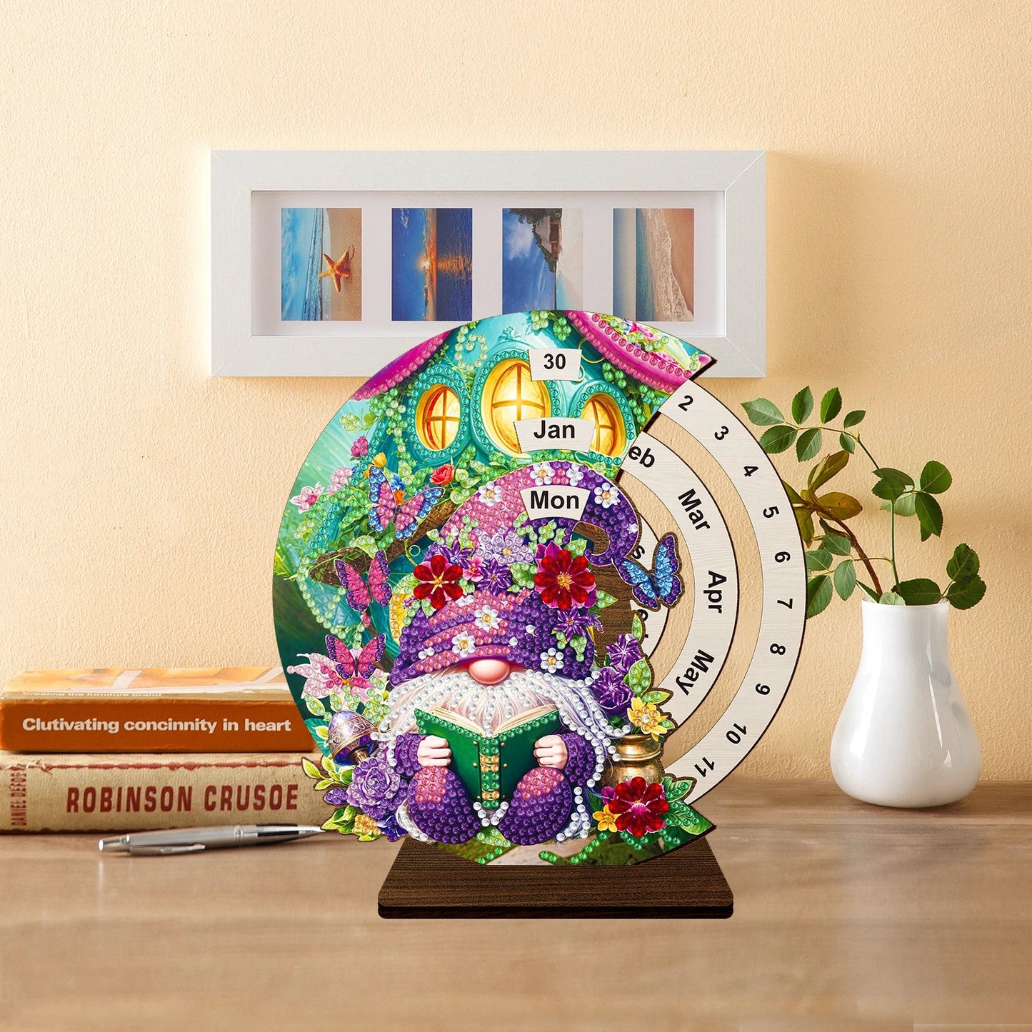 Lila Wichtel | Kalender | Diamond painting
