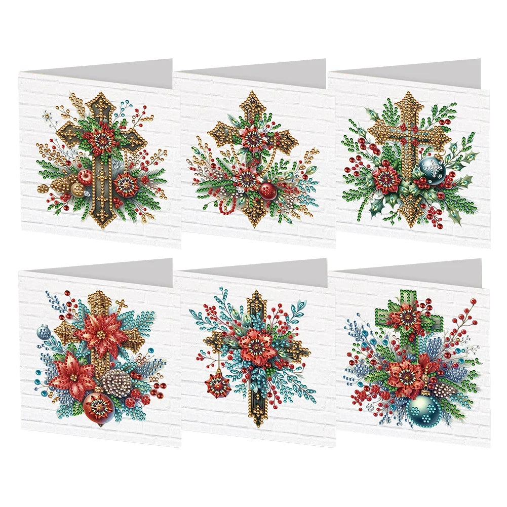 Verschiedene Karten | 6 Stück | Diamond Painting