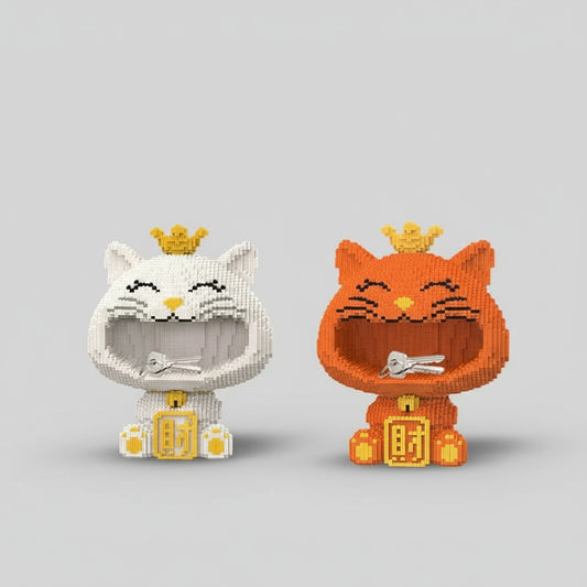 Katzen-Schlüsselbox | Bausteine