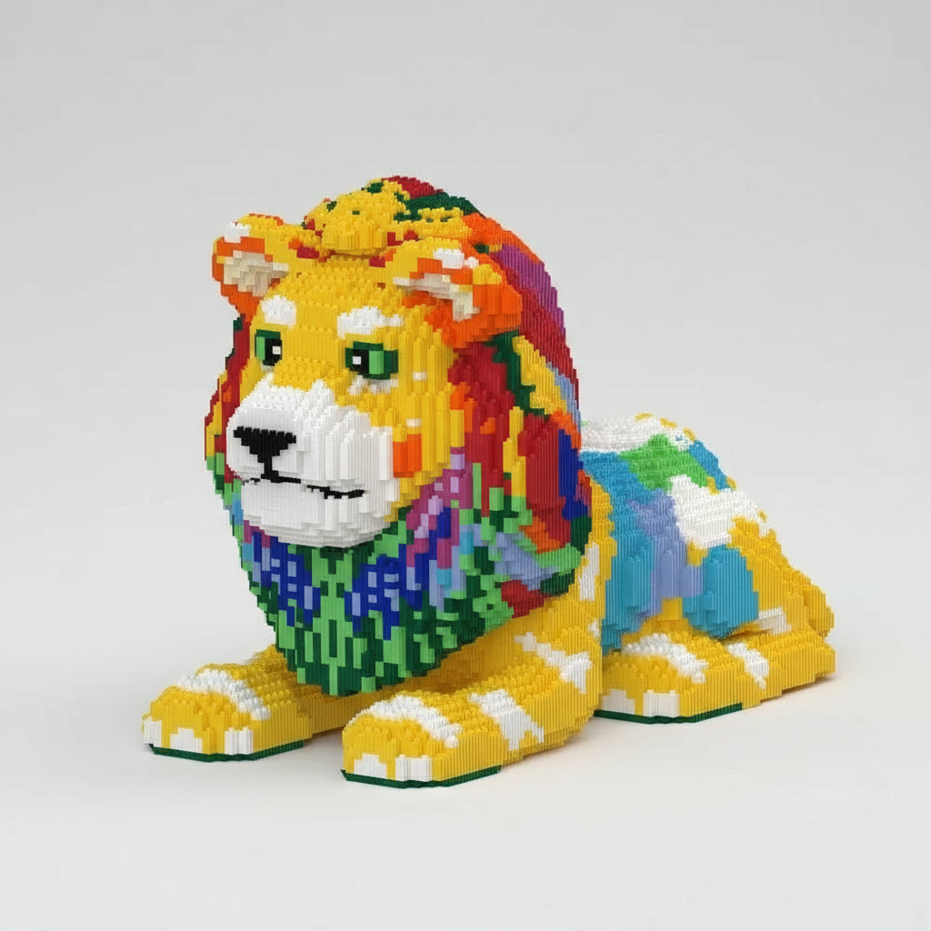 Liegender Löwe | Bausteine