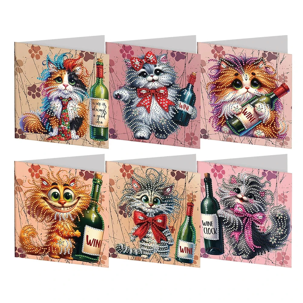 Verschiedene Karten | 6 Stück | Diamond Painting