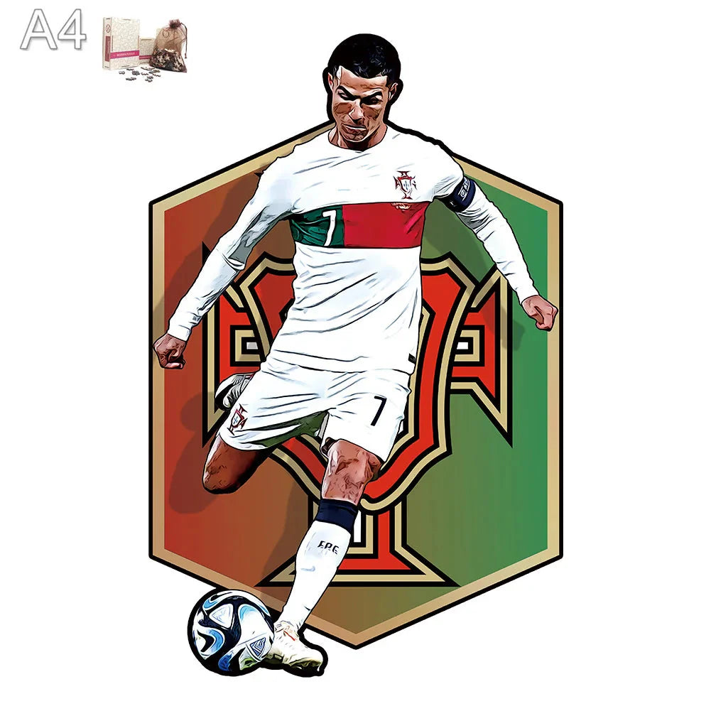 Ronaldo Portugal | 2D Holzpuzzle