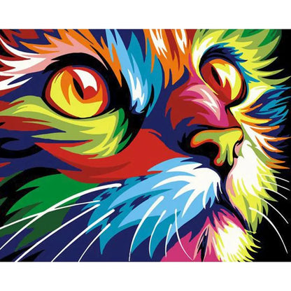 Schöne Katze | Malen nach Zahlen