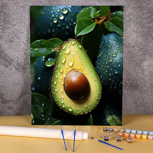 Avocado | Malen nach Zahlen