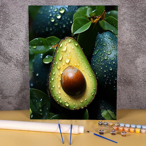 Avocado | Malen nach Zahlen