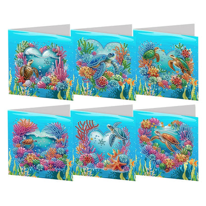 Verschiedene Karten | 6 Stück | Diamond Painting