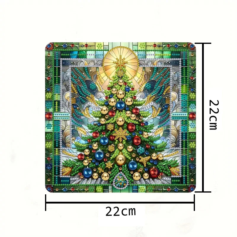 Weihnachtsbaum | Türanhänger | Diamond Painting