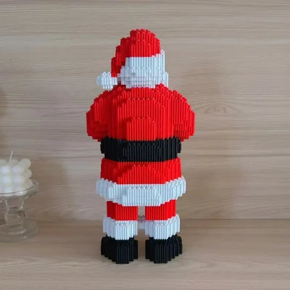 Weihnachtsmann mit Geschenk | Bausteine