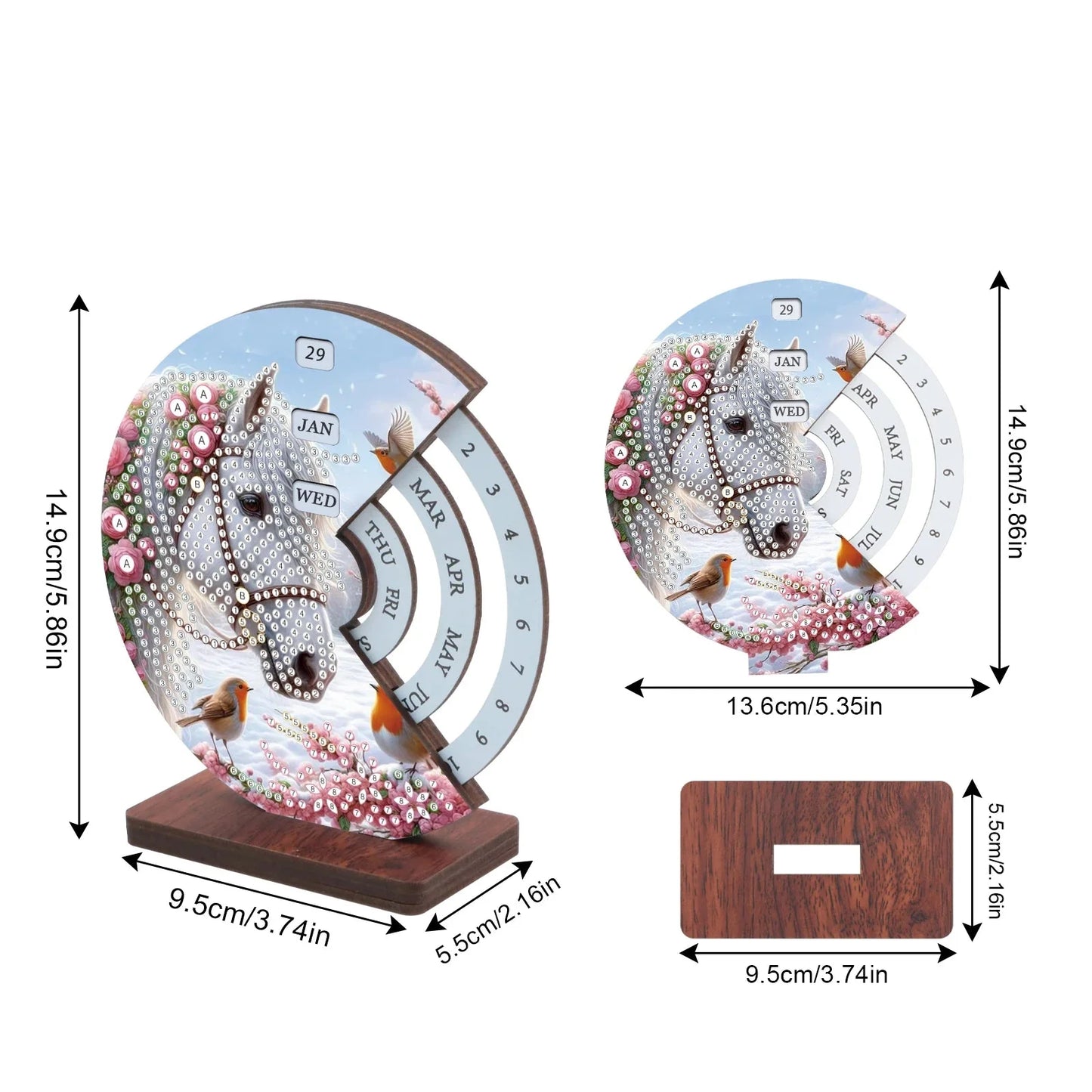Pferd | Kalender | Diamond Painting