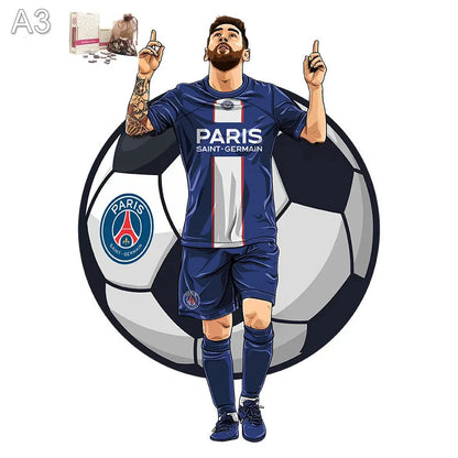 Messi PSG | 2D Holzpuzzle