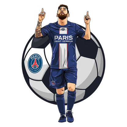 Messi PSG | 2D Holzpuzzle