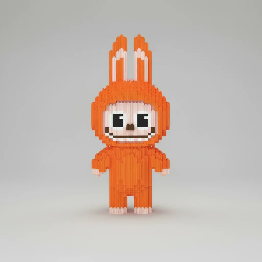 Oranger Labubu | Bausteine