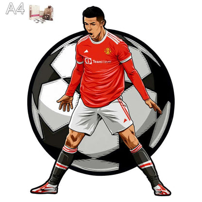 Ronaldo Manchester United | 2D Holzpuzzle