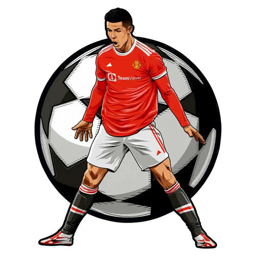 Ronaldo Manchester United | 2D Holzpuzzle