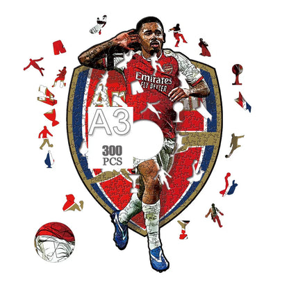 Gabriel Jesus | 2D Holzpuzzle