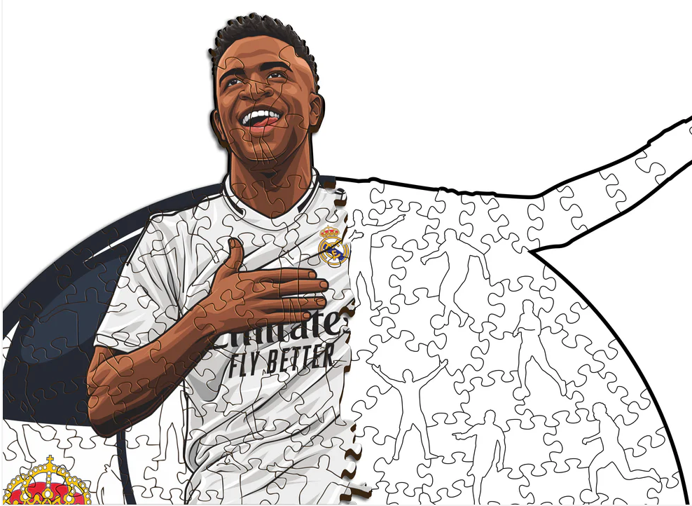 Vinicius Júnior | 2D Holzpuzzle