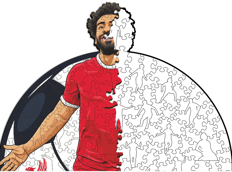 Mohamed Salah | 2D Holzpuzzle