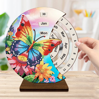 Regenbogen-Schmetterling | Kalender | Diamond painting
