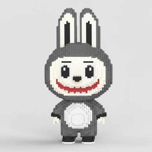 Mega Grauer Labubu | Bausteine