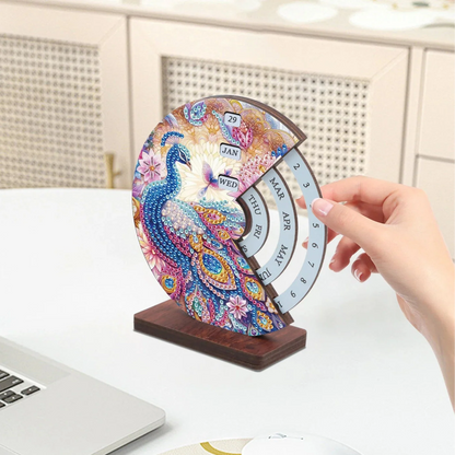 Pfau | Kalender | Diamond painting