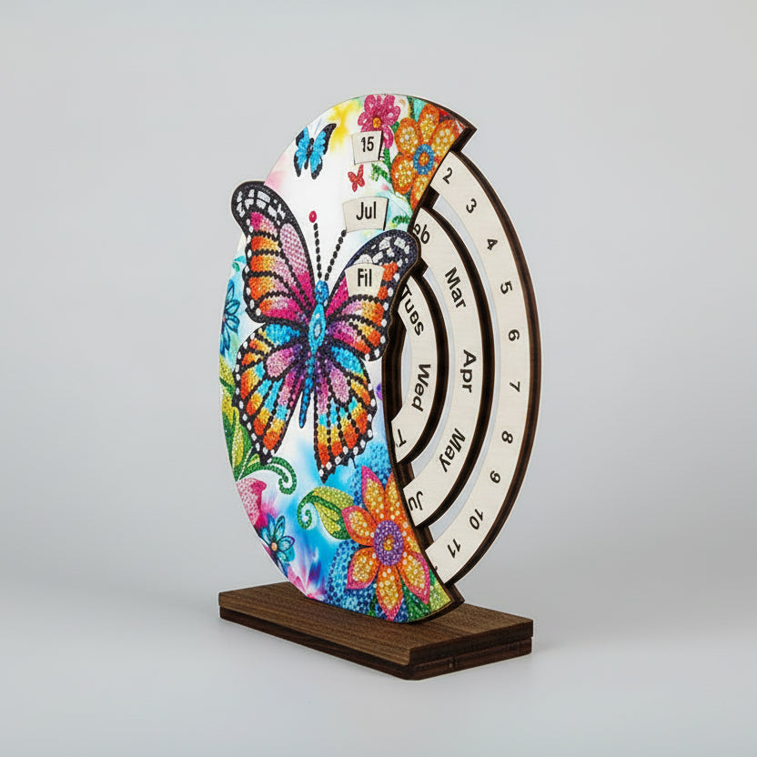 Bunter Schmetterling | Kalender | Diamond painting