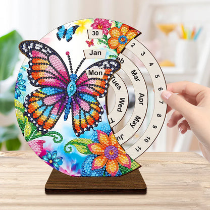 Bunter Schmetterling | Kalender | Diamond painting