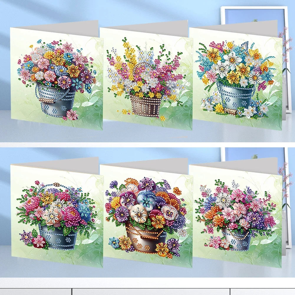 Verschiedene Karten | 6 Stück | Diamond Painting