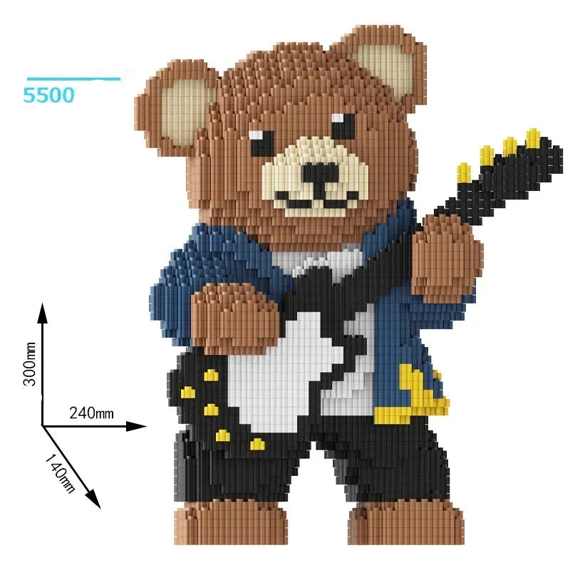 Kuschelbär-Rockstar  | Bausteine