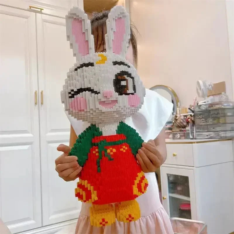 Kaninchen im Kleid | Bausteine