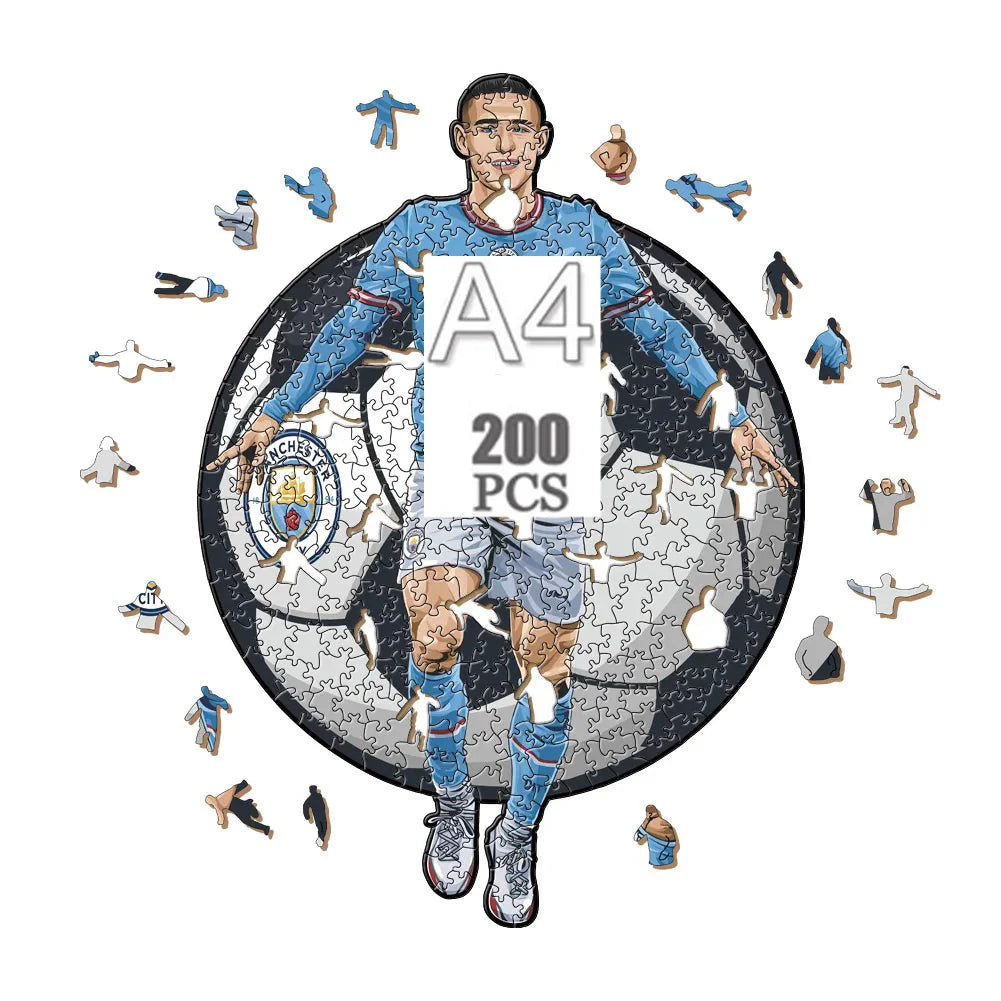 Phil Foden | 2D Holzpuzzle
