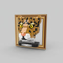 Mini 3D Bild Leopard | Bausteine