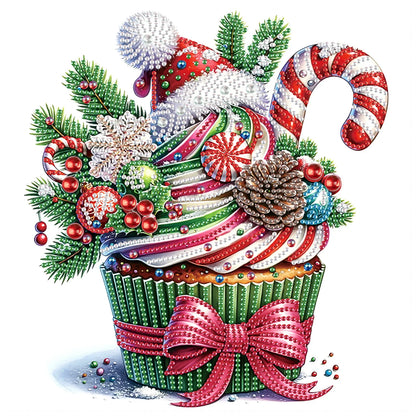 Weihnachts-Cupcake | Diamond Painting