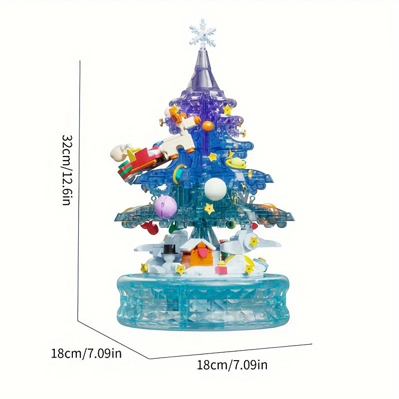 Fantasie-Weihnachtsbaum | Spieluhr  | Bausteine