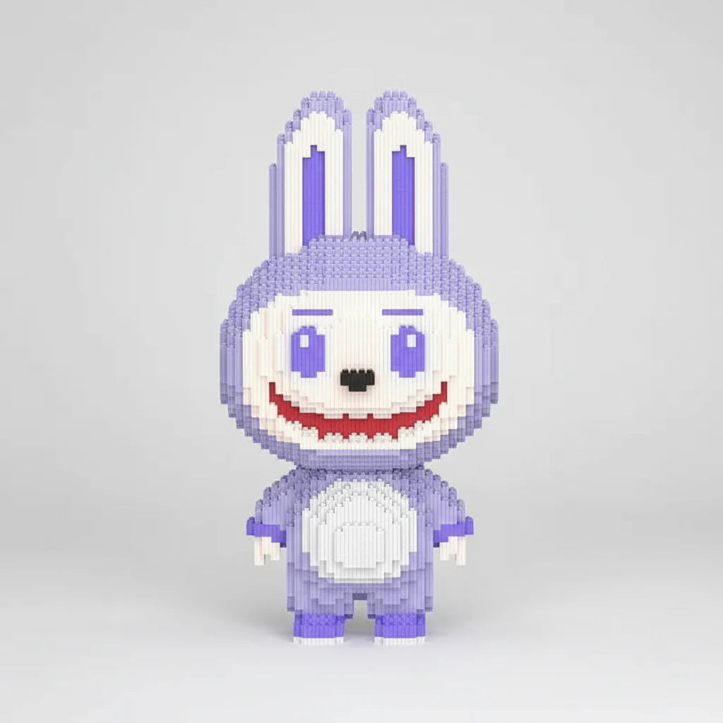 Mega Lila Labubu | Bausteine