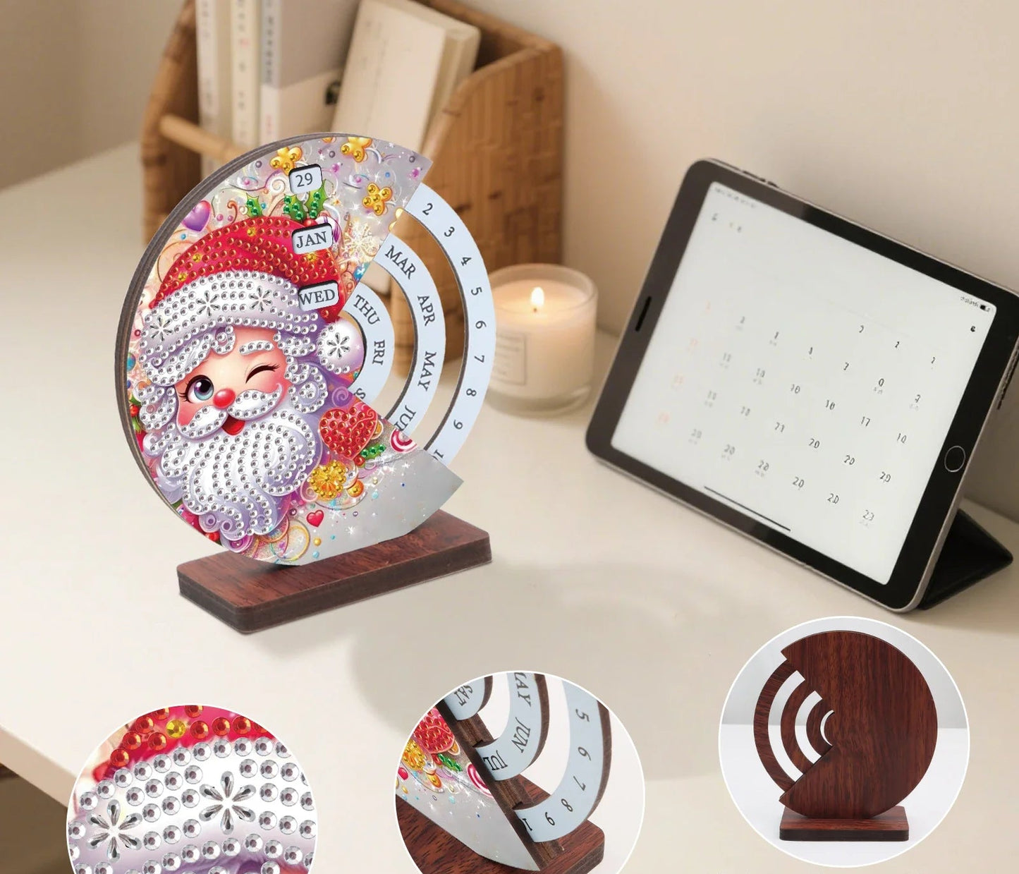 Weihnachtsmann | Kalender | Diamond Painting