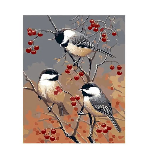 Kohlmeisen | Malen nach Zahlen