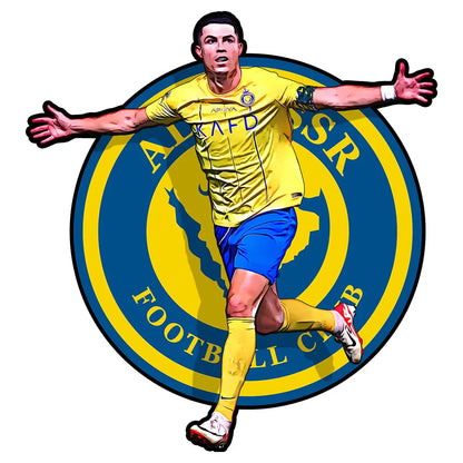 Ronaldo Al-Nassr | 2D Holzpuzzle