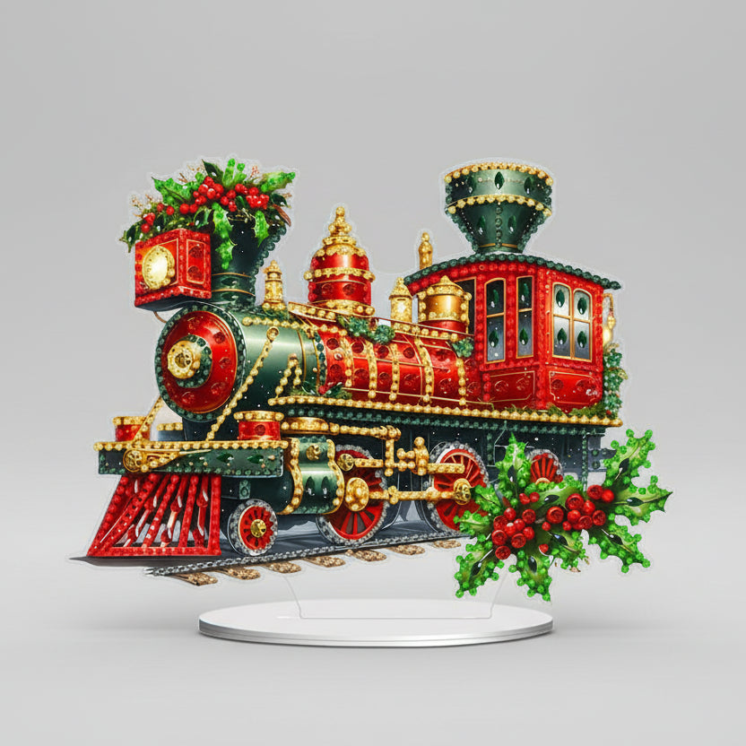 5D Weihnachtszug | Diamond Painting