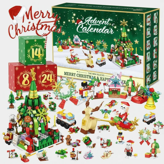 Weihnachts-Adventskalender – 24 Mini-Bauprojekte | Bausteine