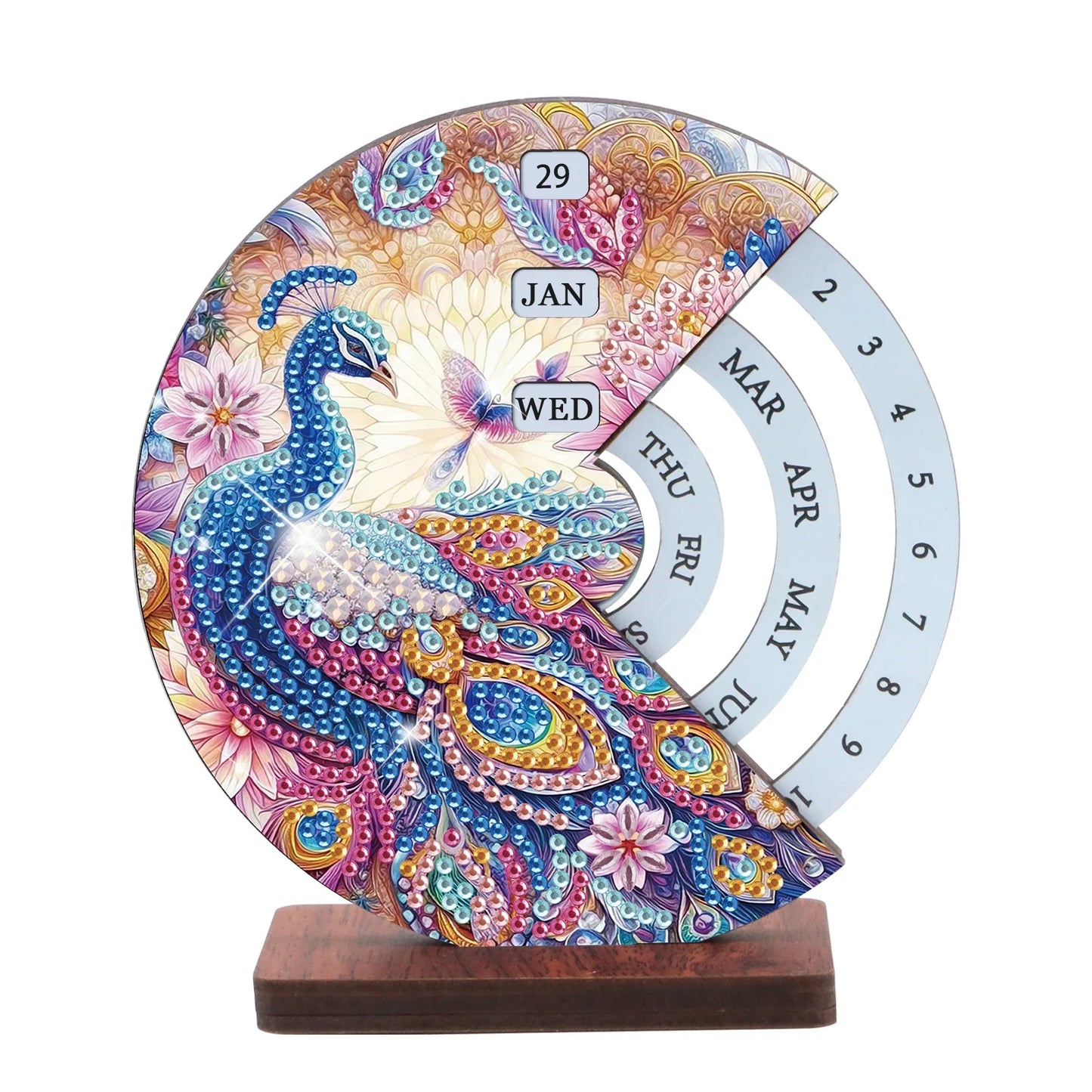 Pfau | Kalender | Diamond painting