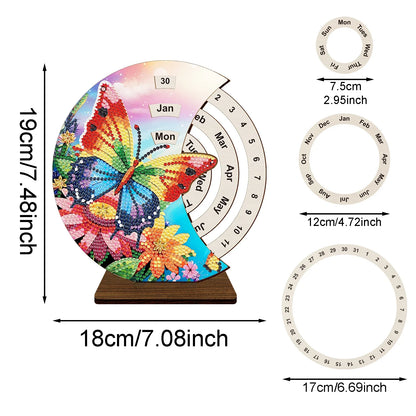 Regenbogen-Schmetterling | Kalender | Diamond painting