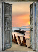 Sonnenuntergang am Steg | Diamond Painting