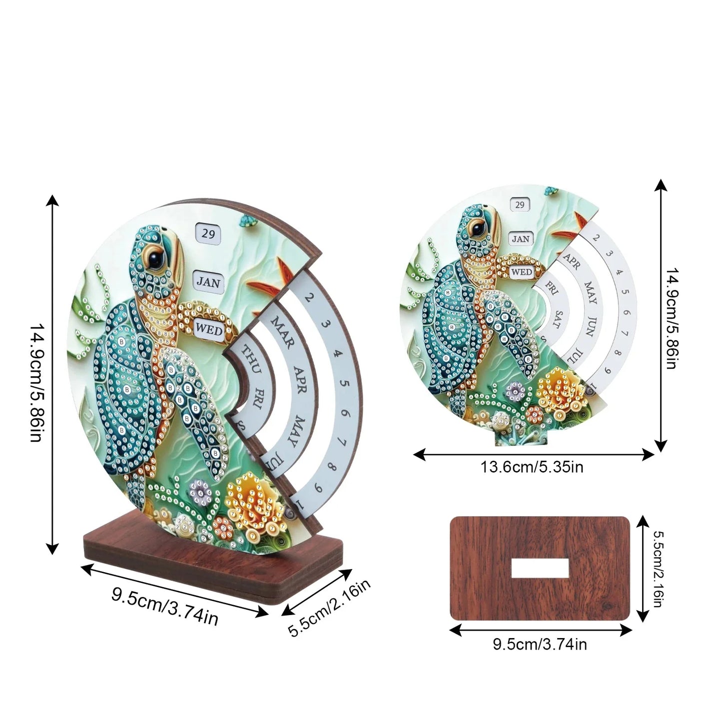 Schildkröte | Kalender | Diamond painting