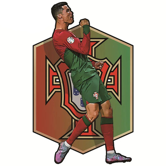 Ronaldo Portugal Heimtrikot | 2D Holzpuzzle