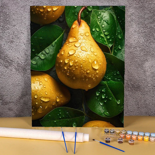 Zitrone | Malen nach Zahlen